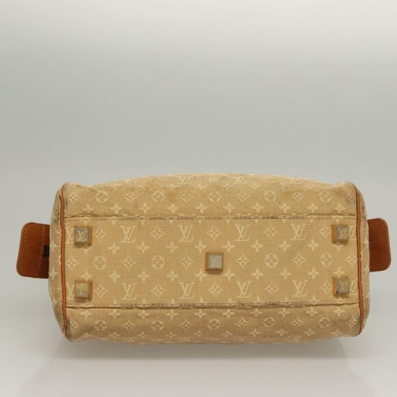 LOUIS VUITTON Monogram Mini Josephine PM Hand Bag Beige M92416 LV Auth 132759 - Picture 6 of 16